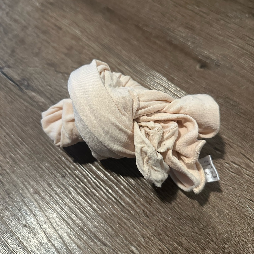 Well-worn ballet tights